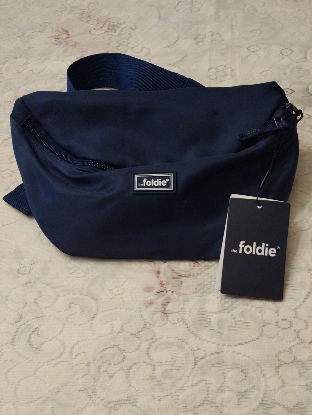 The Foldie Navy Crossbody Belt Bag